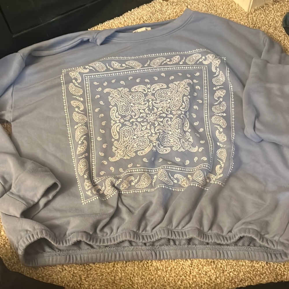 Powder blue sweater